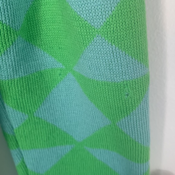 Vintage Geometric Abstract Double Breasted Sweater Coat - Picture 8 of 15